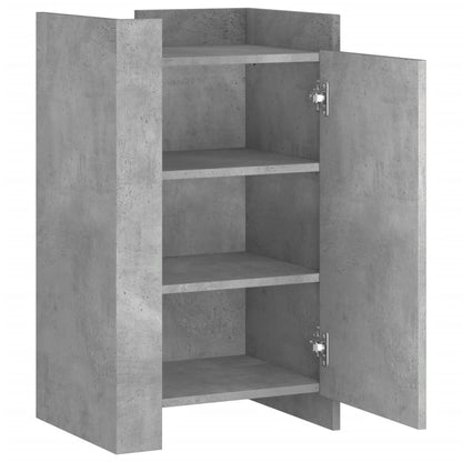 Dressoir 45x35x75 cm bewerkt hout betongrijs