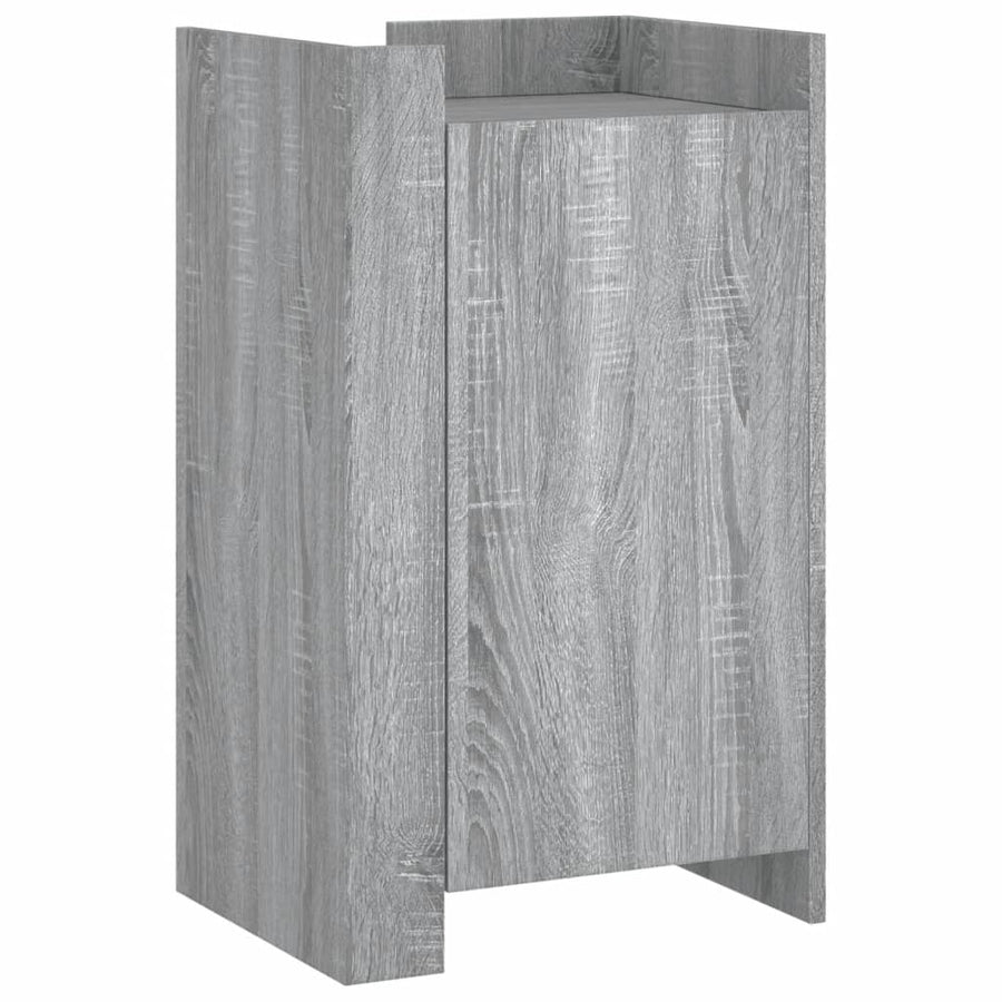 Dressoir 45x35x75 cm bewerkt hout grijs sonoma eikenkleurig