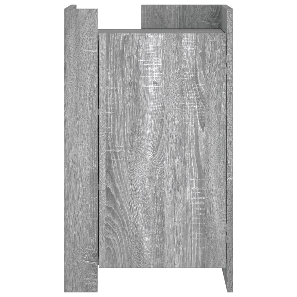 Dressoir 45x35x75 cm bewerkt hout grijs sonoma eikenkleurig