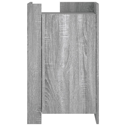 Dressoir 45x35x75 cm bewerkt hout grijs sonoma eikenkleurig