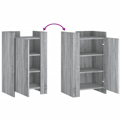 Dressoir 45x35x75 cm bewerkt hout grijs sonoma eikenkleurig