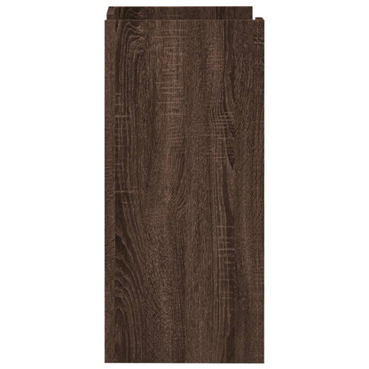Dressoir 45x35x75 cm bewerkt hout bruin eikenkleurig