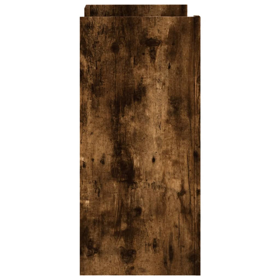 Dressoir 73,5x35x75 cm bewerkt hout gerookt eikenkleurig