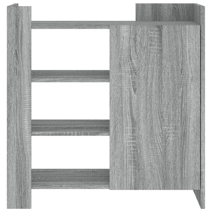 Dressoir 73,5x35x75 cm bewerkt hout grijs sonoma eikenkleurig