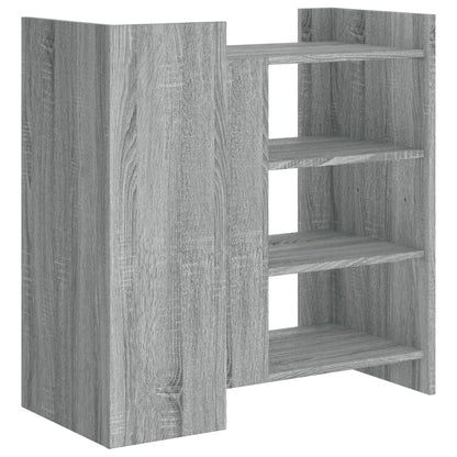 Dressoir 73,5x35x75 cm bewerkt hout grijs sonoma eikenkleurig