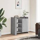 Sideboard 73.5x35x75 cm engineered wood gray Sonoma oak-colored
