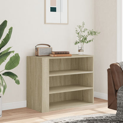 Wandkast 75x35x60 cm bewerkt hout sonoma eikenkleurig