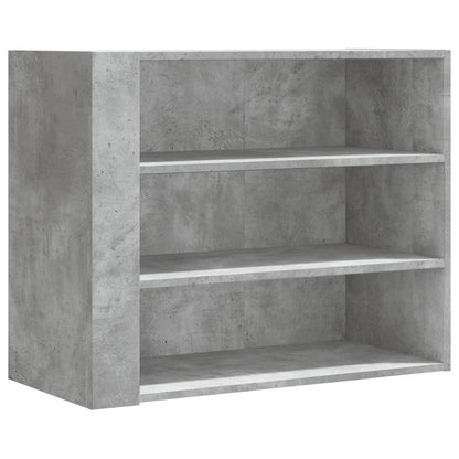 Wandkast 75x35x60 cm bewerkt hout betongrijs