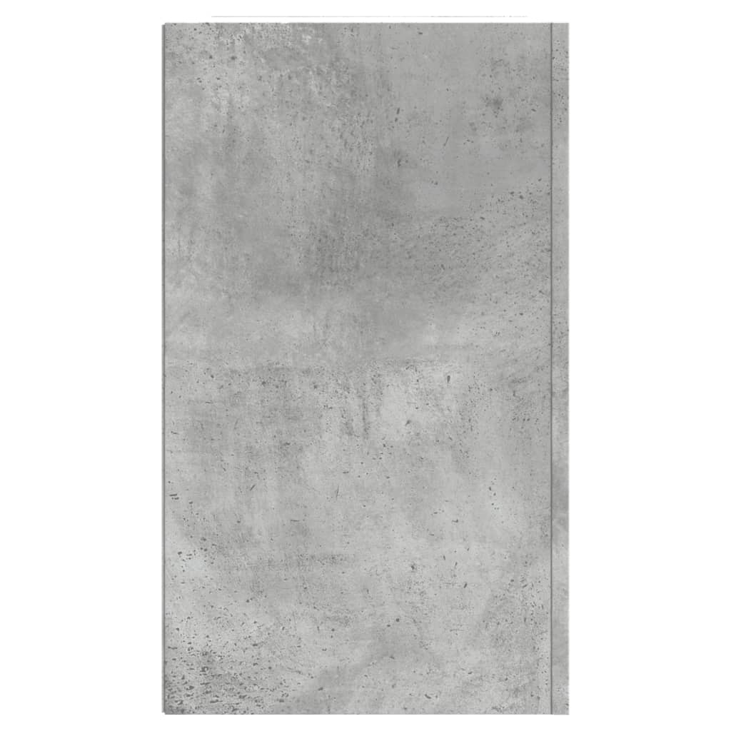 Wandkast 75x35x60 cm bewerkt hout betongrijs