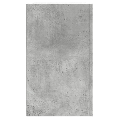 Wandkast 75x35x60 cm bewerkt hout betongrijs