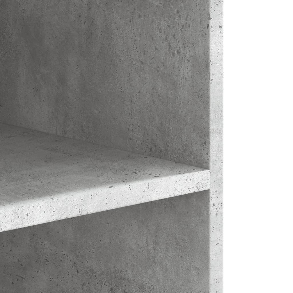 Wandkast 75x35x60 cm bewerkt hout betongrijs