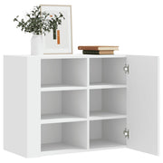 Wall cabinet 75x35x60 cm distressed wood white