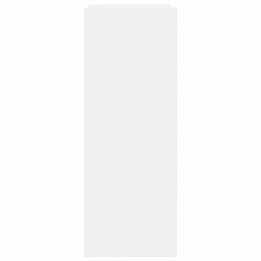 Schoenenkast 74,5x37,5x100 cm bewerkt hout wit