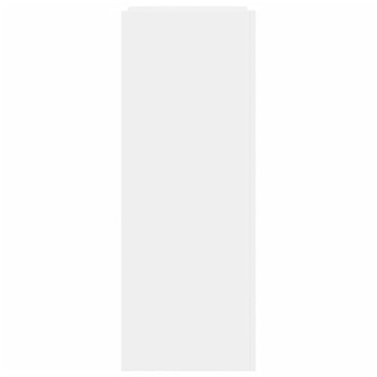 Schoenenkast 74,5x37,5x100 cm bewerkt hout wit