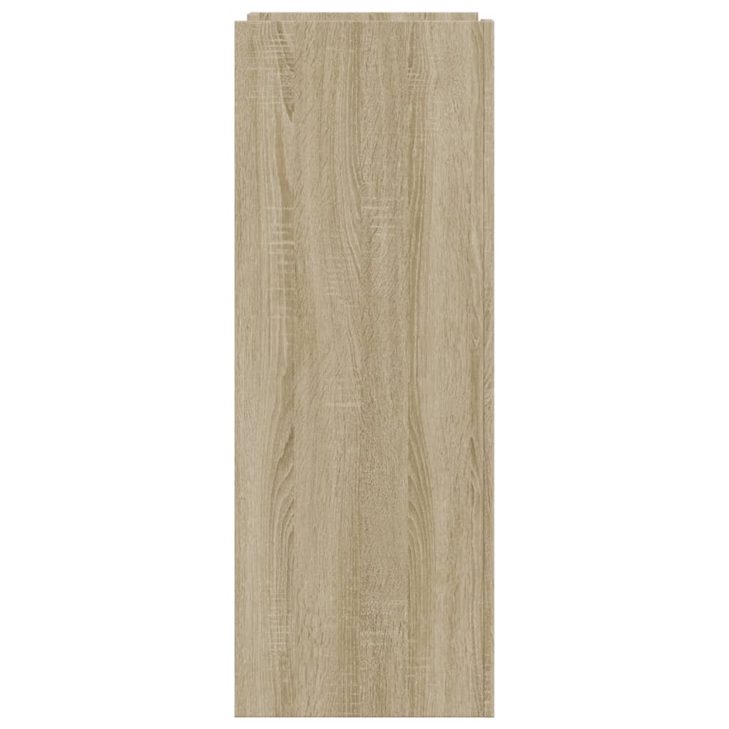 Schoenenkast 74,5x37,5x100 cm bewerkt hout sonoma eikenkleurig