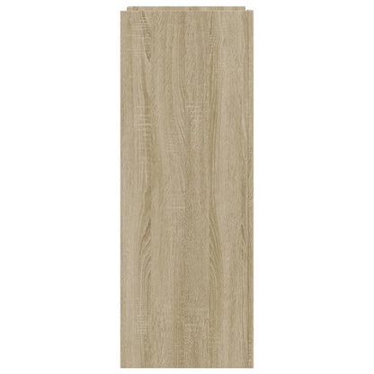 Schoenenkast 74,5x37,5x100 cm bewerkt hout sonoma eikenkleurig