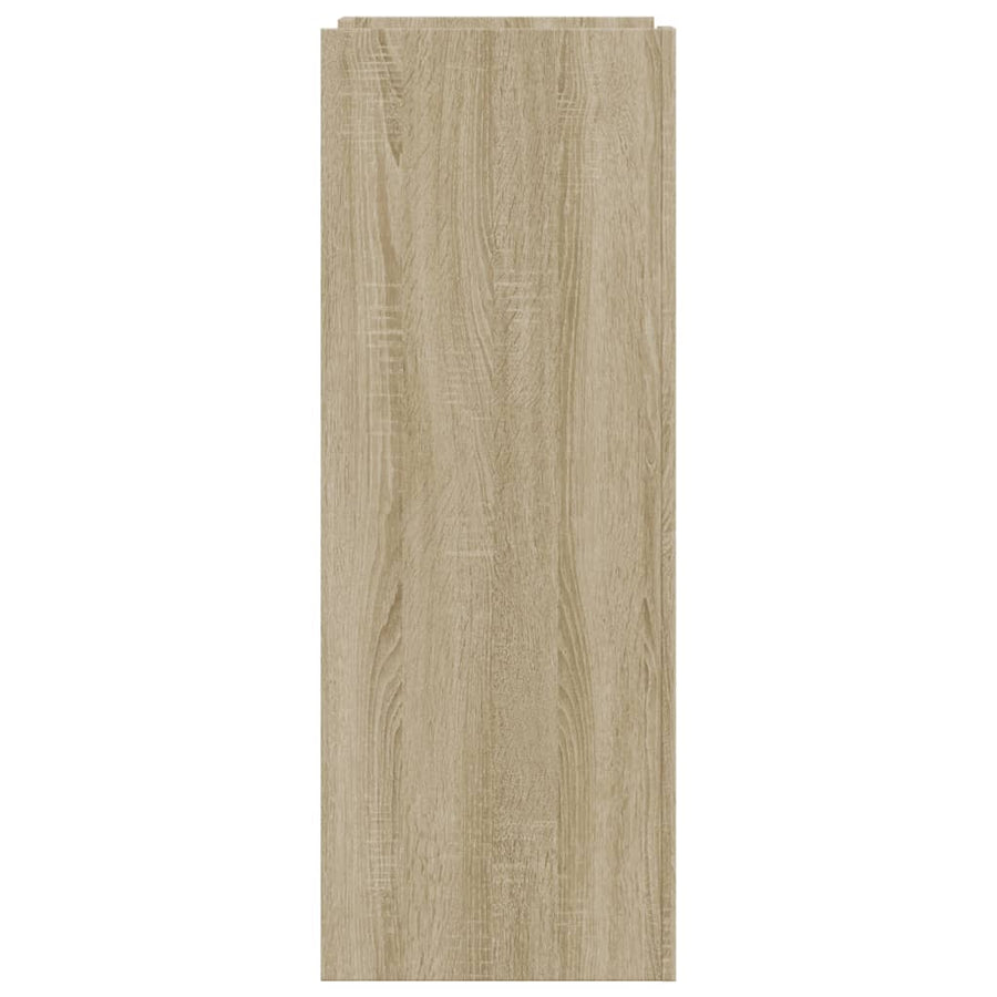 Schoenenkast 74,5x37,5x100 cm bewerkt hout sonoma eikenkleurig