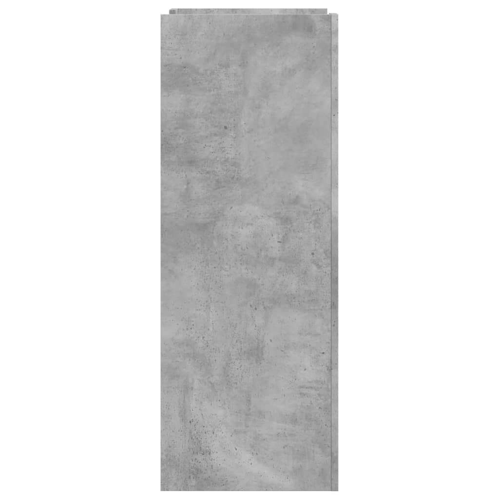 Schoenenkast 74,5x37,5x100 cm bewerkt hout betongrijs
