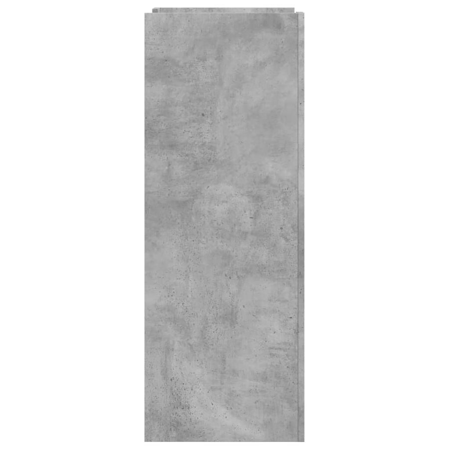 Schoenenkast 74,5x37,5x100 cm bewerkt hout betongrijs
