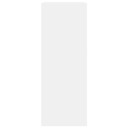 Schoenenkast 52x37,5x100 cm bewerkt hout wit