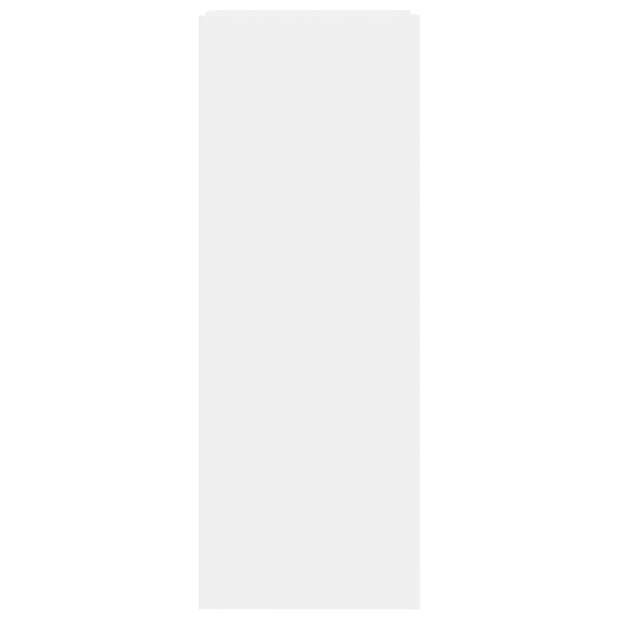 Schoenenkast 52x37,5x100 cm bewerkt hout wit