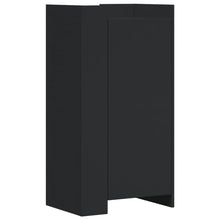 Schoenenkast 52x37,5x100 cm bewerkt hout zwart