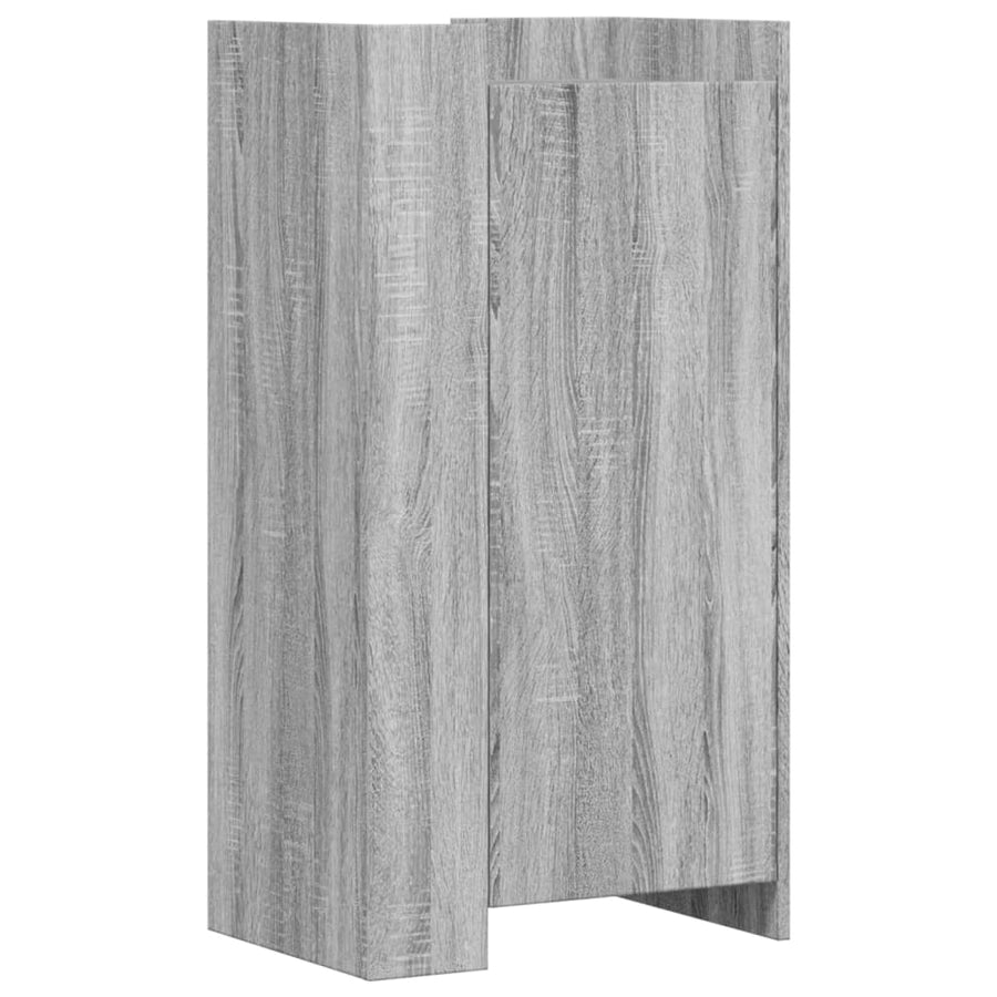 Schoenenkast 52x37,5x100 cm bewerkt hout grijs sonoma eiken