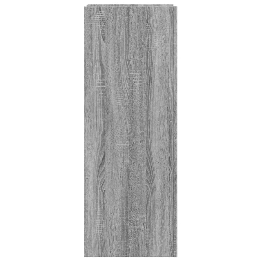 Schoenenkast 52x37,5x100 cm bewerkt hout grijs sonoma eiken
