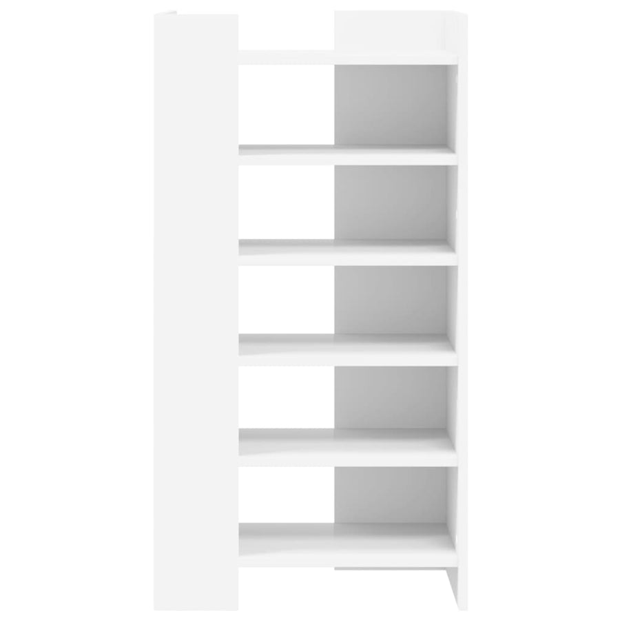 Schoenenkast 52x37,5x100 cm bewerkt hout wit
