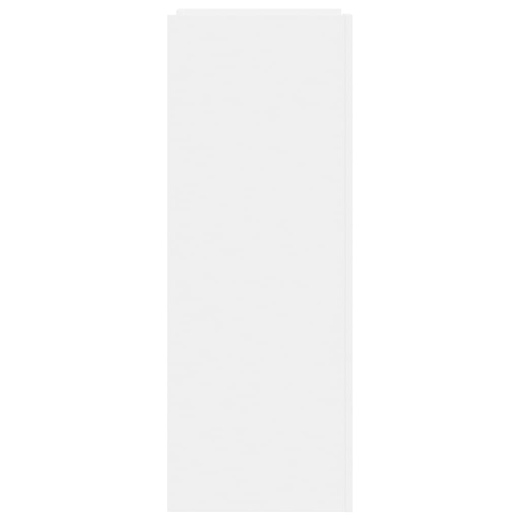 Schoenenkast 52x37,5x100 cm bewerkt hout wit