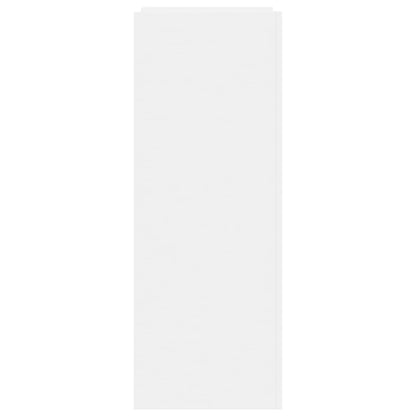 Schoenenkast 52x37,5x100 cm bewerkt hout wit