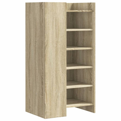 Schoenenkast 52x37,5x100 cm bewerkt hout sonoma eikenkleurig