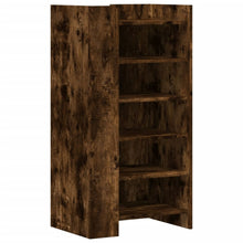 Schoenenkast 52x37,5x100 cm bewerkt hout gerookt eikenkleurig