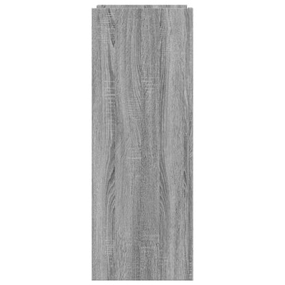 Schoenenkast 52x37,5x100 cm bewerkt hout grijs sonoma eiken