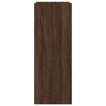 Schoenenkast 52x37,5x100 cm bewerkt hout bruin eikenkleurig