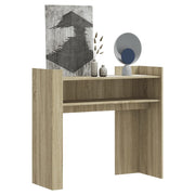 Wandtafel 100x35x90 cm bewerkt hout sonoma eiken