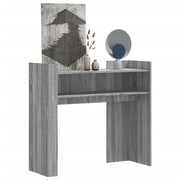 Wandtafel 100x35x90 cm bewerkt hout grijs