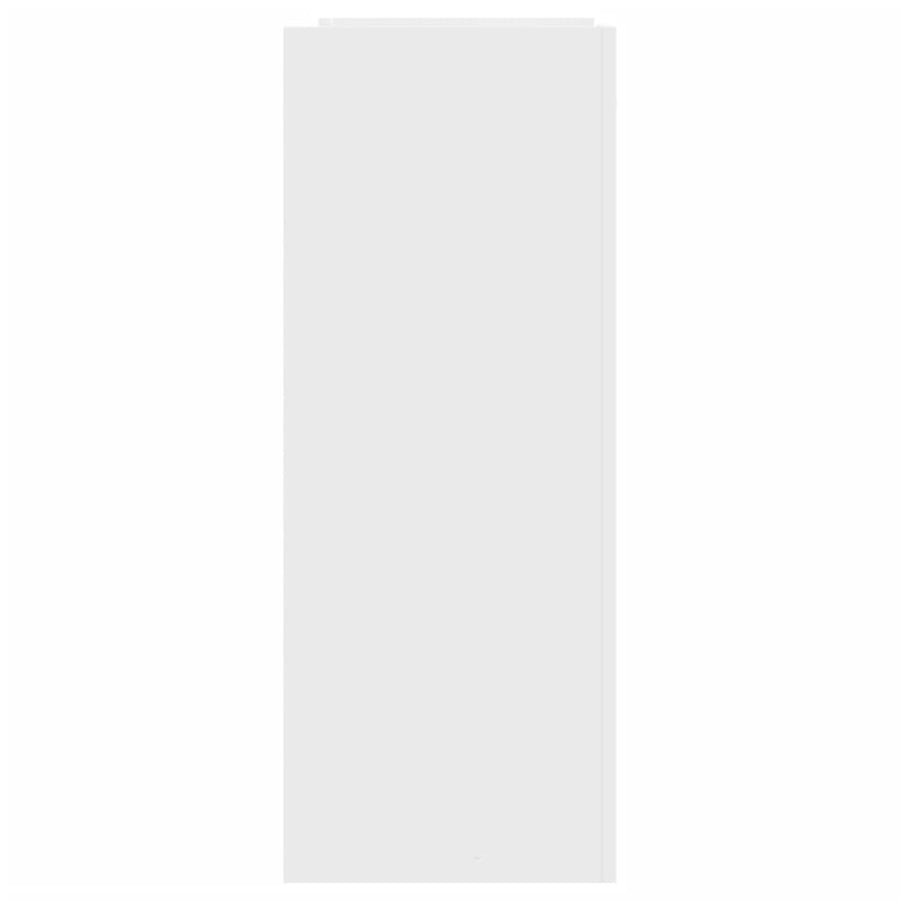 Wandtafel 100x35x90 cm bewerkt hout wit