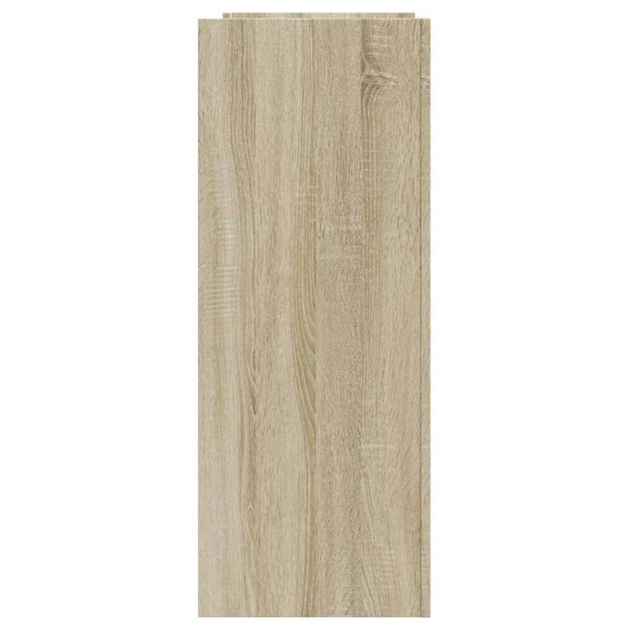 Wandtafel 100x35x90 cm bewerkt hout sonoma eikenkleurig