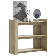 Wandtafel 100x35x90 cm bewerkt hout sonoma eiken