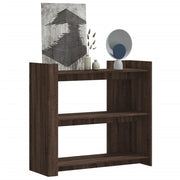 Wandtafel 100x35x90 cm bewerkt hout bruin