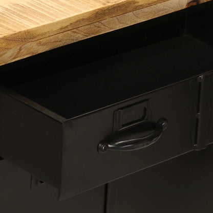 Dressoir 55x30x71 cm massief mangohout