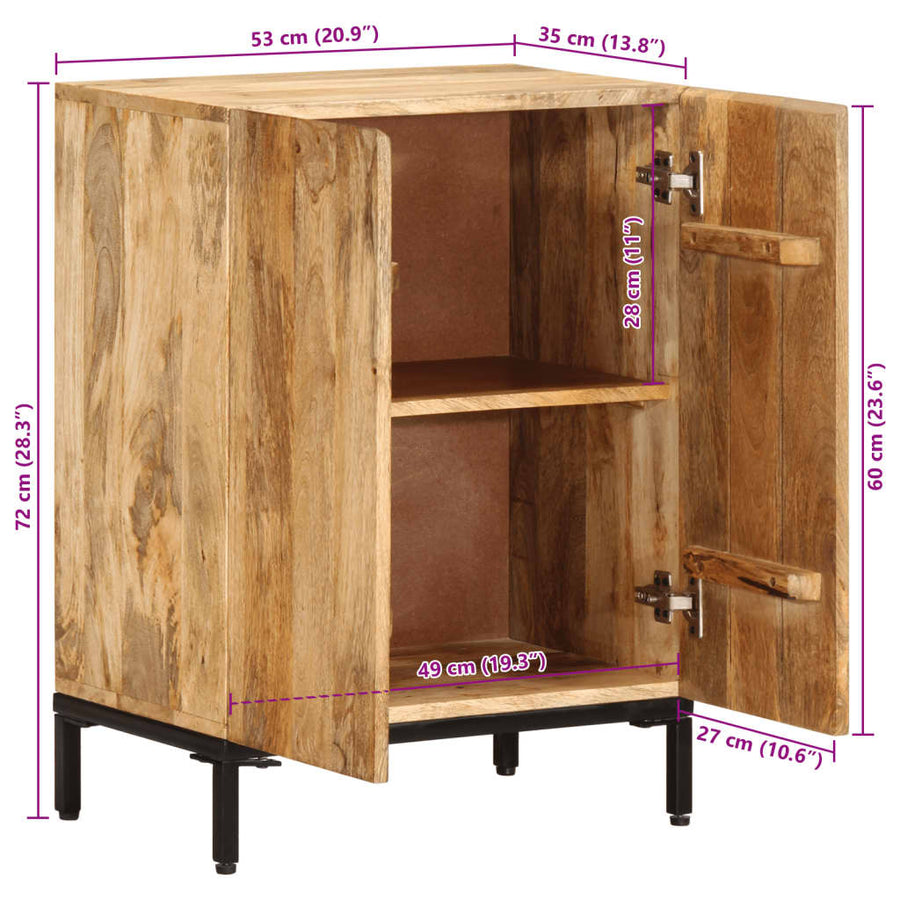 Dressoir Massief Mangohout 53 x 35 x 72 cm