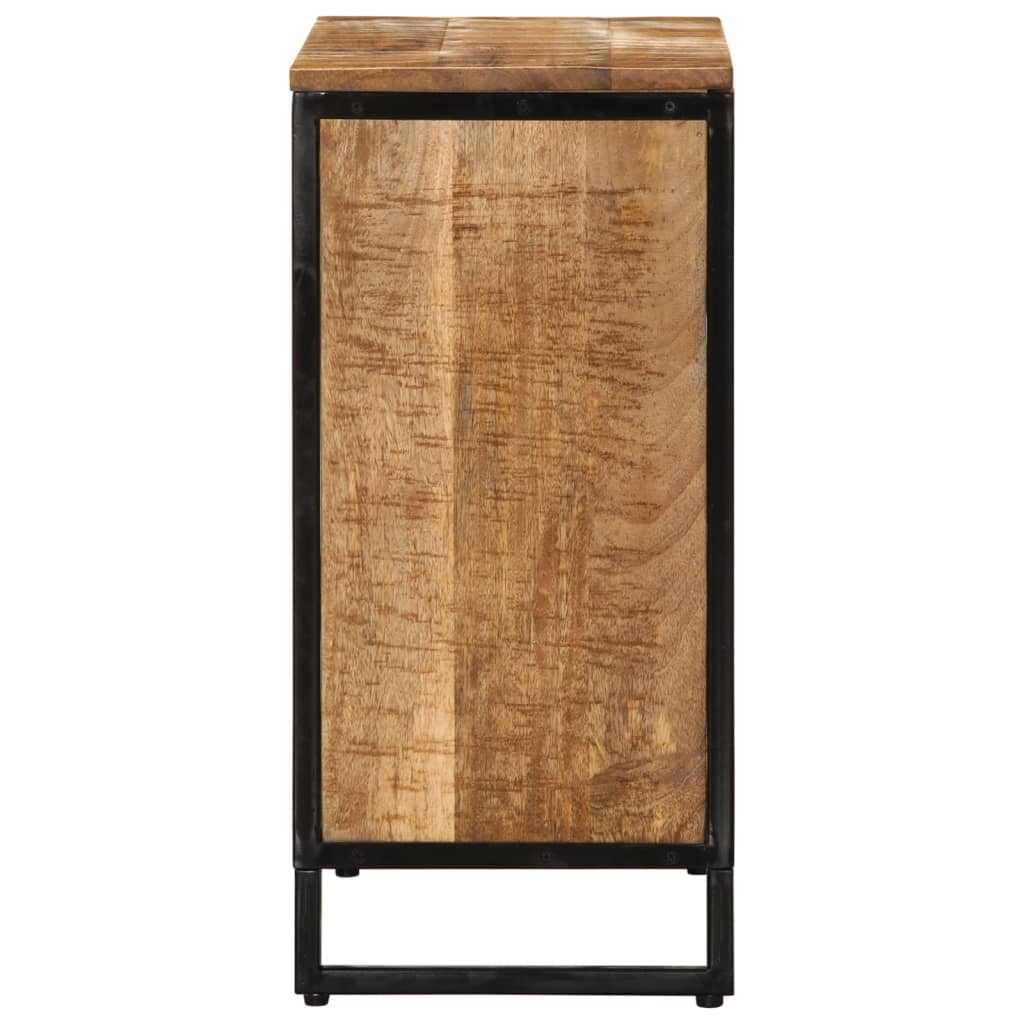Wijnrek voor 9 flessen 55x33x70 cm massief mangohout