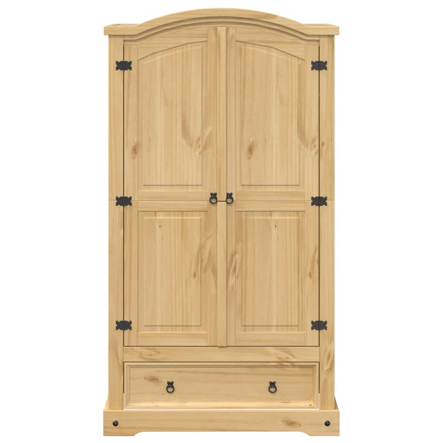 Kledingkast Corona 102x52x186 cm massief grenenhout