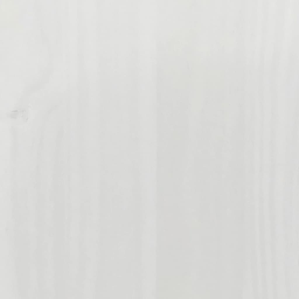 Kledingkast Corona 151,5X52X186 Cm Massief Grenenhout Wit