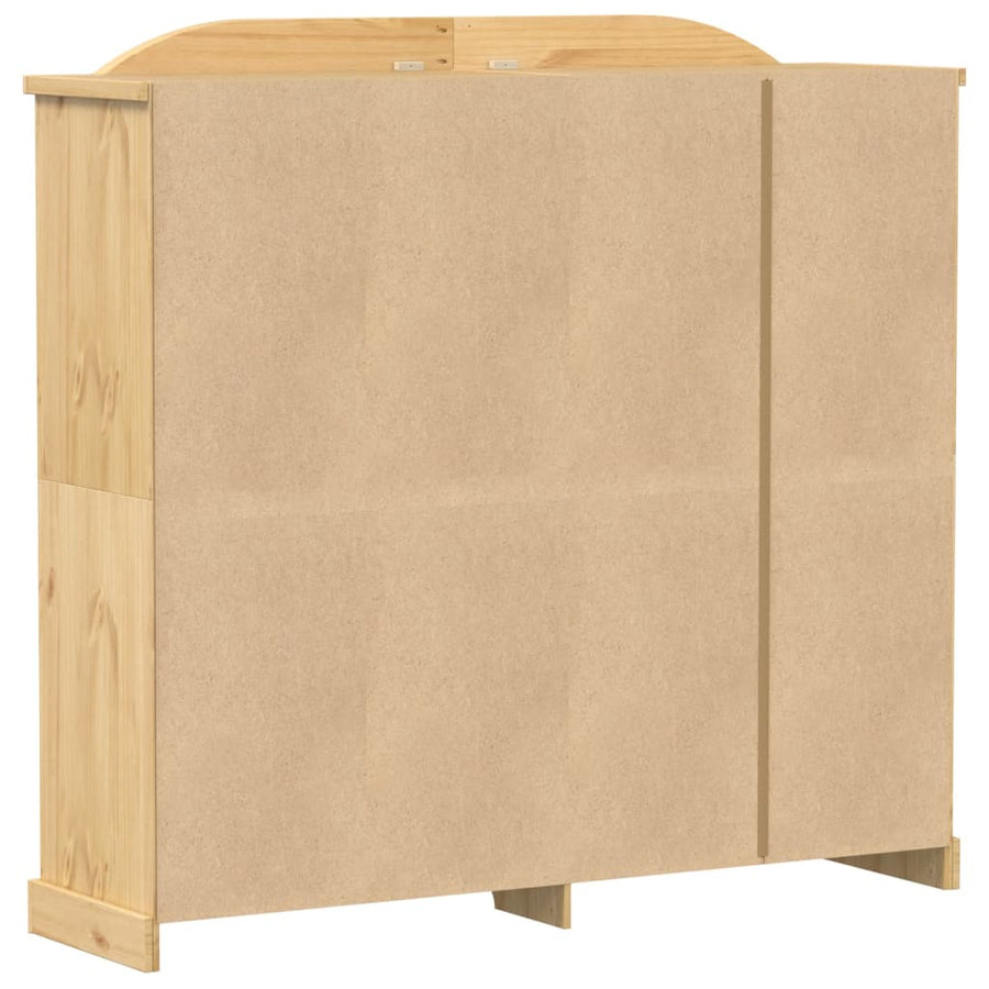 Kledingkast Corona 194x52x186 cm massief grenenhout