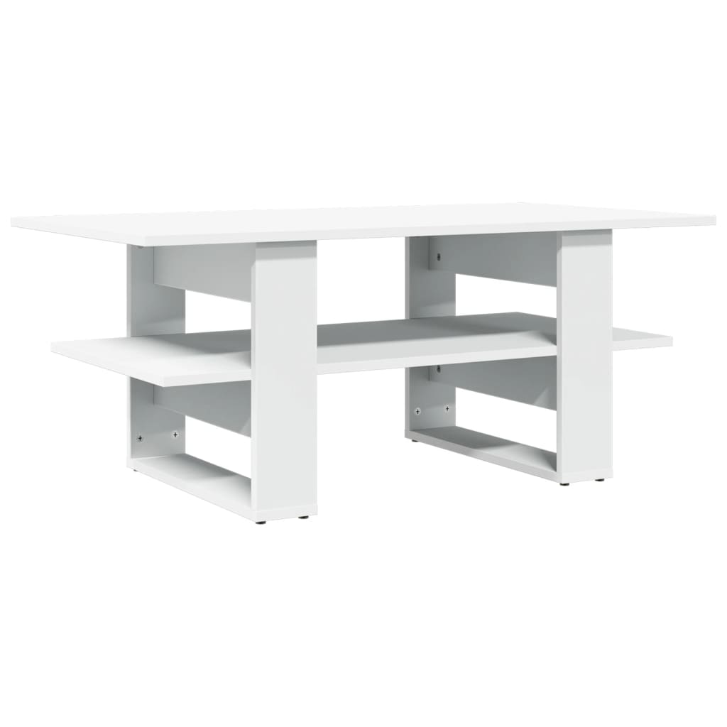 Salontafel 102x50x42 cm bewerkt hout zwart