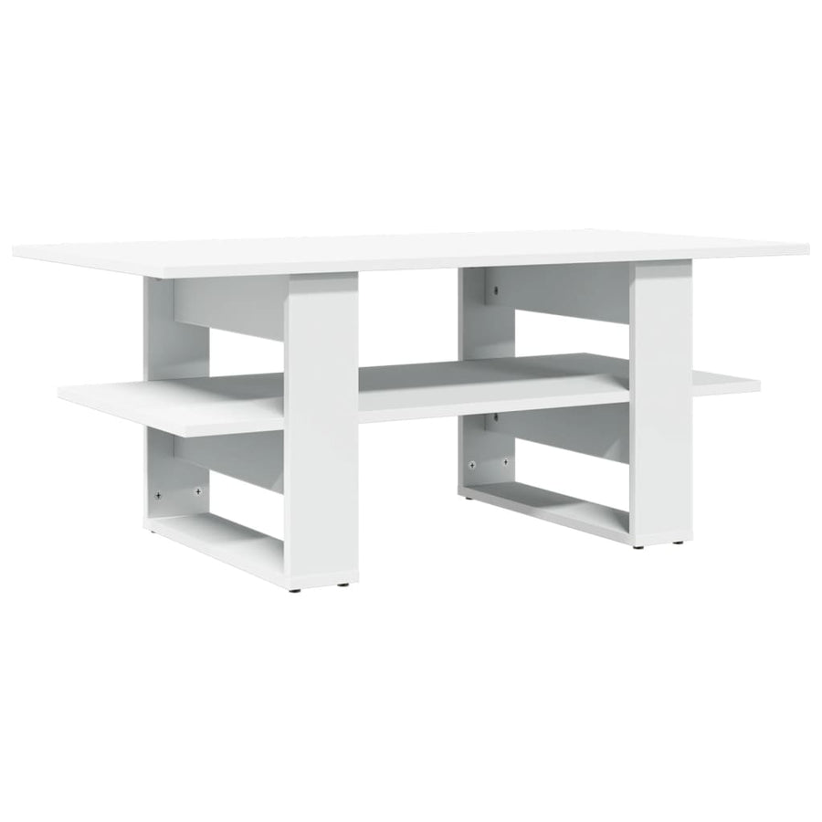 Salontafel 102x50x42 cm bewerkt hout zwart