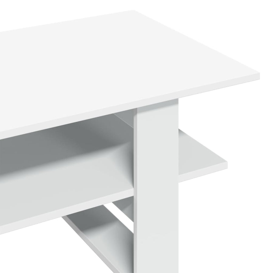 Salontafel 102x50x42 cm bewerkt hout zwart
